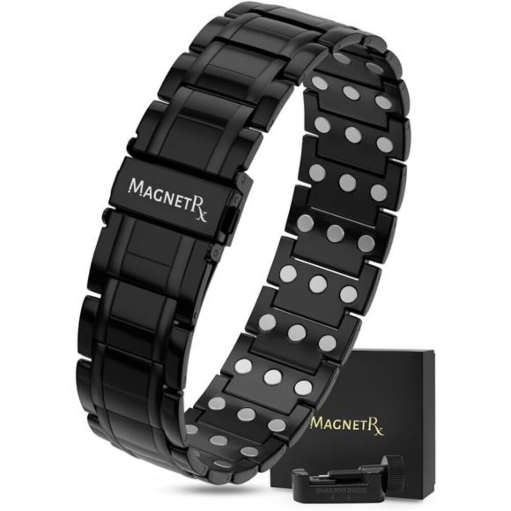 3X Strength Magnetic Bracelets Effective Titanium Mens Magnetic Bracelet